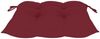 vidaXL Gartenstühle mit Weinroten Kissen 4 Stk. Massivholz Teak 3065641 Bild 5