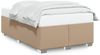 vidaXL Bettgestell ohne Matratze Cappuccino-Braun 120x190cm Kunstleder 3284551 Bild 2