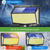Large 468 LED Solar Wandleuchte Outdoor Garten Bewegungssensor Sicherheit Flut Licht Bild 5