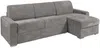 Vente-unique - CALITO Sofa SamtStoff Grau - B 223 cm152 cm x H 85 cm x L 298 cm Bild 2