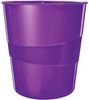 Leitz Papierkorb Wow 15l Polystyren violett Bild 2