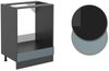Herdumbauschrank R-Line Blau-Grau 60 cm , AP Eiche Vicco Bild 4