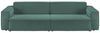 KAWOLA Sofa SAMU 3-Sitzer Feincord grün 72 x 106 x 266 cm Bild 3