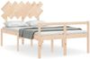 vidaXL Seniorenbett mit Kopfteil 120x200 cm Massivholz 3195541 Bild 2