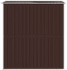 vidaXL Geräteschuppen Dunkelbraun 192x191x223 cm Verzinkter Stahl 3147460 Bild 5