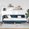 vidaXL Eckbettgestell Blau 80 x 200 cm Stoff 3394108 Bild 4