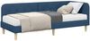 vidaXL Eckbettgestell Blau 80 x 200 cm Stoff 3394108 Bild 3