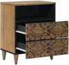 vidaXL Bettkasten Braun 50 x 33 x 60 cm Massivholz Mango 4018342 Bild 2