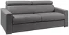 Schlafsofa 4-Sitzer Stoff VIZIR - Grau - Liegefläche mit Lattenrost: 160 cm - Matratzenhöhe: 14 cm Bild 5