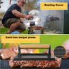 OSTWOLKE Grillbesteck-Set Grillspachtel Plancha Zubehör Teppanyaki BBQ Set Edelstahl, (27, 27 tlg), Geschenkset Bild 3