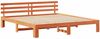 vidaXL Bettrahmen Wachsbraun 180 x 200 cm Massives Kiefernholz 872601 Bild 4