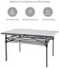 KingCamp Campingtisch Campingtisch Camping Rolltisch, Klapptisch Garten Falttisch Alu 136x70 cm Bild 2