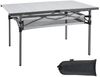 KingCamp Campingtisch Campingtisch Camping Rolltisch, Klapptisch Garten Falttisch Alu 136x70 cm Bild 5