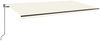 vidaXL Automatische Markise mit LED & Windsensor 600x350 cm Creme 3069252 Bild 2