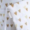 Loolay Bettnestchen HERZCHEN Beige Braun Baumwolle Atmungsaktives Babybett BETTUMRANDUNG, (Bett 140x70cm - 420, 210 cm, 120x60cm - 360, 180 cm, Babyaussttatung Umrandung Kopfschutz Kantenschutz Bettschlange), Super PREMIUM Baby GESCHENK! 100% Natural B... Bild 1
