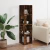 vidaXL Eckregal Räuchereiche 33x33x132 cm Holzwerkstoff 816023 Bild 3