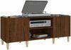vidaXL Plattenschrank Braun Eichen-Optik 121x38x48 cm Holzwerkstoff 831932 Bild 4