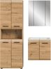 Badkombination (B/H/T: 135x185x46 cm) in Artisan Oak Nachbildung und Artisan Oak Nachbildung Bild 2