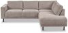 Home affaire Ecksofa Sveeva, L-Form, B. 240 cm, schwarze Metallfüße, langlebiger Webstoff, mit Wellenunterfederung, viele Farben Bild 2
