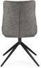 Esszimmerstuhl Nadorla aus Kunstleder, modern, grau, gepolstert, stabiles Metallgestell Bild 4
