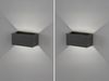 2er SET LED Updown Wandlampen Schwarz für Innen & Außen, Breite 20cm Bild 3