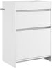 vidaXL Badezimmermöbel-Set Weiß 61 x 40 x 84,5 cm Holzwerkstoff 3404258 Bild 4