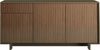 Dmora Sideboard Aronne, Wohnzimmer-Sideboard, Wohnzimmer-Buffet mit 3 Türen und 1 Schublade, 100 % Made in Italy, 170 x 42 x 78 cm, Braun und Walnuss Bild 5