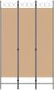vidaXL 3-teiliger Raumteiler Beige 120 x 200 cm Stoff 42039199 Bild 4
