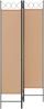 vidaXL 3-teiliger Raumteiler Beige 120 x 200 cm Stoff 42039199 Bild 3