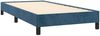 vidaXL Bettgestell ohne Matratze Dunkelblau 90x190 cm Samt 346950 Bild 3