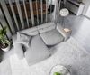Delife 'Sirpio XL' Ecksofa mit variabler Recamiere, 270x170 cm, Grau, Mikrofaser, ohne Hocker Bild 4