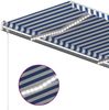 vidaXL Automatische Markise mit LED & Windsensor 400x350 Blau und Weiß 3068991 Bild 5