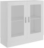 vidaXL Vitrinenschrank Weiß 82,5x30,5x80 cm Holzwerkstoff 802741 Bild 2