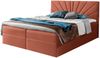 99rooms Lazzaro Boxspringbett Velours MONOLITH Korallenrot 120x200 cm Bild 5