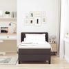 vidaXL Boxspringbett mit Matratze Dunkelbraun 100 x 200 cm Stoff 3340076 Bild 3