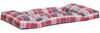 vidaXL Palettenkissen 2-tlg. Rot Karomuster Stoff 360935 Bild 5