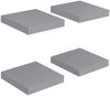 vidaXL Schweberegale 4 Stk. Grau 23x23,5x3,8 cm MDF 323846 Bild 2