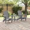 vidaXL Gartenstuhl 3 pcs Hellgrau Polyethylen 3335833 Bild 4