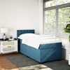 vidaXL Boxspringbett mit Matratze Dunkelblau 100x200 cm Samt 3286250 Bild 3