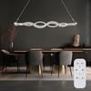 LED Hängeleuchte, Glaskristalle, Fernbedienung, dimmbar Bild 2