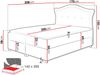 Boxspringbett Bedran, Braun, 160x200 cm Bild 4
