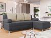 Mirjan24 'Dover' Schlafsofa, Anthrazit, 86 x 192 x 80 cm, mit Polsterhocker Bild 2