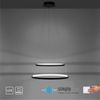 JUST LIGHT 11525-13 LED Pendelleuchte Circle 2 Ringe 50cm 3000K SimplyDim Anthrazit Bild 3