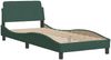 vidaXL Bettgestell "Dover" Dunkelgrün 90x190 cm Samt 373095 Bild 3