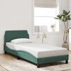 vidaXL Bettgestell "Dover" Dunkelgrün 90x190 cm Samt 373095 Bild 2