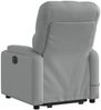 vidaXL Massagesessel mit Aufstehhilfe Hellgrau Stoff 3204722 Bild 5