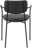 Armlehnstuhl >ZAMA< (2er-Set) in dunkelgrau - 54,5x77x53,5 (BxHxT) Bild 4