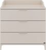 YUNY by PAIDI Wickelkommode SISTER LOU mit abnehmbarem Aufsatz und 3 Schubladen, Kommode in Beige, 95 cm Breite, geprüfte Sicherheit, Soft-Close Bild 3