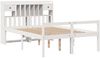 vidaXL Massivholzbett mit Regal ohne Matratze Weiß 160x200 cm Kiefer 3322060 Bild 3
