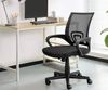 Platinet Moderner Bürostuhl mit Rollen & Netzrücken, höhenverstellbar - Schwarz Bild 4